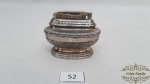 Isqueiro  Ronson De Mesa Em Prata 90. No estado. Medidas: 8cm de comprimento.