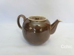 Bule Chá Porcelana Francesa Pillivuyt.MEDIDAS: 17CM DE ALTURA x 23,5CM DE  diametro