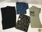 Lote de Roupas feminina. Comporto por 1 calça social TAM: P e 3 blusas TAM: M.
