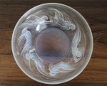 LALIQUE - Ondines bowl, catálogo Marcilhac, número 381, diâmetro 21 cm.