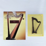 SALVAT -  Miniaturas de Instrumentos Musicais " Harpa". Acompanha revista de n. 22. Exemplar de coleção e  em perfeito estado de conservação.