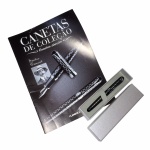 Santos Dumont - Maravilhosa Caneta Tinteiro  de Coleção de origem Portuguesa. Sem uso. Acompanha estojo e fascículo contando a história e as características do exemplar.