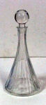 Licoreira em cristal translucido com tampa , 15x33cm