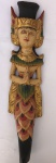 Enfeite tailandês, divindade Hinduista  , discreto descascado Medidas 13x50 cm