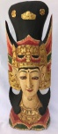 Tailandesa em madeira enfeite decorativo,   Medidas 20x52x7 cm