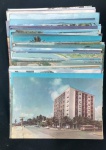 Lote contendo cem cartões postais Brasil Turístico, década de 70/80.Com informacoes no versos