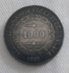 Moeda De Prata - 1000 Réis 1852 - Império Do Brasil