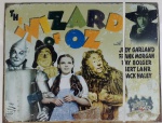 Placa metálica comemoração Mágico de Oz - Medidas: 40x32 cm