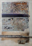 JUAREZ MAGNO, Abstrato - acrílica sobre tela - 73,5X50 cm - acid