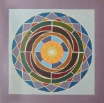 SEM ASSINATURA, Mandala - acrílica sobre tela - 50x50 cm 