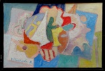 MARTINS DE PORANGABA, Passeio beira mar - Tempera sobre tela - 40x60 cm - ACIE 1986