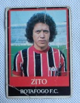 COLECIONISMO - Antigo de Card de Jogadores Ping Pong. Apresenta marcas de dobradura.  no estado.