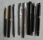 COLECIONISMO - Lote com 8 canetas diversas.