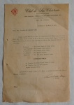 Documento - Comunicação do Presidente do Jockey Club da formação da nova diretora do clube de São Christovão, empossada em 29 de fevereiro de 1932.