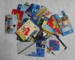 COLECIONISMO - Lote com 59 Cartões Telefônicos antigos.