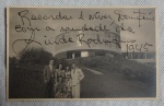 Cartão Postal Fotográfico (1945) - com autógrafo de LINDA RODRIGUES -  Med. 8,5cm x 13cm