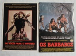 COLECIONISMO - Cartaz promocional do Filme de volta para o Informe  e Os Bárbaros - Med. 22 x 30cm