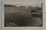 Cartão Postal fotográfico do Rio Paraíba em Campos.  - . Med. 9 x12cm
