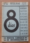 COLECIONISMO - Revista Carioca de Informações - Oito Dias Ano 1 n.º 40 de 9 de março de 1940.