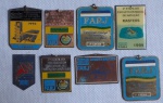 Lote com (8) peças contendo medalhas esportivas modelos e tamanhos diversos.
