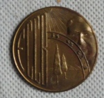 Medalha do 30.ª Salão Internacional de Arte Fotográfica São Paulo   Diam 40mm.