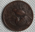 Medalha concedida pelo Centro de Criadores de Canários - diam. 30mm