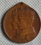 Medalha - Rara Medalha da Africa do Sul, ano 1935. Fabricada em bronze.  Diam 30mm