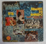 DISCO DE VINIL: Long Play, Sambas de Enredo das Escolas de Samba do Grupo 1 - ( 1976), selo: Top Tape, capa no estado, disco em bom estado, classificação: VG.
