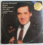 DISCO DE VINIL: Long Play (1982) - Pinchas Zukerman - Mozart Vilin Concerti n.º 3 e 5 -  selo: CBS Records -  capa em bom estado, disco em bom estado, classificação: (VG).