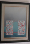 Serigrafia  Paisagem  89/100  Fleuri Barroso  CID - Com moldura e proteção de vidro. Méd. 70cm x 90cm