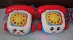 Brinquedo Infantil da Fisher Price  2 telefones animados quando andam os olhos se mexem