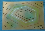 PINTURA ÓLEO SOBRE CARTÃO FINO - ABSTRATO - ASS. CID. MED. 35X50cm