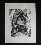 WALTER SOLON ROMEIRO - Xilogravura Original - Assinado a lápis CID - n.º 0033 - impressa em 1958 em bom estado - Med. 30cm x 40cm - - - Walter Solón nasceu em Uyuni , foi órfão em uma idade precoce e foi enviado ao internado Sacred Hearts da cidade de Sucre , onde o pintor Cecilio Guzmán de Rojas , em visita, reconheceu seu talento e ofereceu-lhe uma bolsa de estudo no Academia Nacional de Bellas Artes de Hernando Siles de La Paz .Em 1944, participou de uma exposição coletiva em Sucre e, em 1946, apresentou sua primeira exposição individual. 3 Viaja para o Chile em 1947 para estudar a técnica do fresco com a professora Laureano Ladrón de Guevara , em cuja oficina ele pinta seu primeiro mural chamado "Bolívia"; ele também estudou gravura com Marco A. Bontá e vitrais com Manuel Banderasen na Escola de Artes Aplicadas do Chile. Em 1948, expôs na sala de arte do Ministério da Educação do Chile 4 e ganhou o primeiro prémio honorífico para estrangeiros. 5 Em 1949, ele fez sua primeira janela de vitraisUniversidade Real Real e Pontifício São Francisco Xavier de Chuquisaca em Sucre. Em 1950, ele pintou seu primeiro afresco na Bolívia, intitulado "Jaime Zudaes e a Revolução de Mayo"; Nesse mesmo ano, junto com Lorgio Vaca , Gil Imaná e Jorge Imaná fundaram o Grupo Anteo em Sucre.