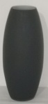Lindo vaso preto ao gosto muranho da DM Brasil, com restauro na borda. Alt. 25cm