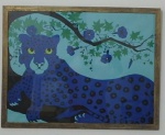 GILDA . Onça. Serigrafia. 20/150. Assinada e numerada no CIE. 47x63cm