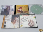 Lote de 5 cds originais, composto de Chico Buarque, David Lanz, etc.
