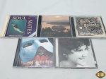 Lote de 5 cds originais, composto de Soul Mates, Maria Rita, etc.