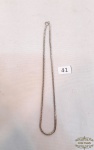 Gargantilha em prata  de lei teor 925 .Contraste prata 925, peso 17grs, meddia 21 cm