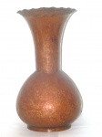 Vaso em cobre martelado Arcol. (desgastes) med. 32 x16 cm