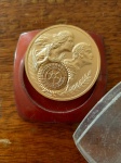 Colecionismo: Medalha acondicionada em  estojo Rotary Club. diam 4,5 cm