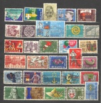 Suíça super lote contendo 30 selos sem repetição todos carimbados. Qualidade conforme fotos.