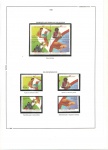 Brasil 1998 selos em quadra e destacados da série "Promoção ao Trabalho Voluntário"; parte de uma coleção em folha de Álbum Tafisa contendo os selos em quadra e destacados RHM C-2081 a 2084. Qualidade Mint com protetores.  Valor de catálogo + 30,00