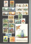 Montagem com Ano Completo dos Selos Dos Correios 50 Selos 2 blocos, emitidos em 1979. Novos qualidade conforme fotos.