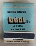 Caixa de Fósforo antiga promocional da Pasta de Dentes Odol