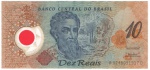 Brasil Cédula 10 Reais - Efígie Pedro A. Cabral em Polímero C331