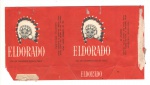Embalagem antiga de cigarros da marca Eldorado. Produzido por Souza Cruz embalava 20 cigarros. Venda apenas da embalagem vazia.