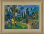 Antonio Marx, óleo sobre tela assinado medindo 68 x 90 cm.