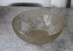 LALIQUE - Vases bowl, Catalogo Marcilhac numero     , diâmetro 24 cm.Assinatura VDA FRance.