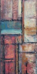QUADRO - "Abstrato"- OST. Assinado. Neiva. Med. 60x30 cm.