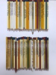 COLECIONISMO - Lote de 55 lápis de propagandas.